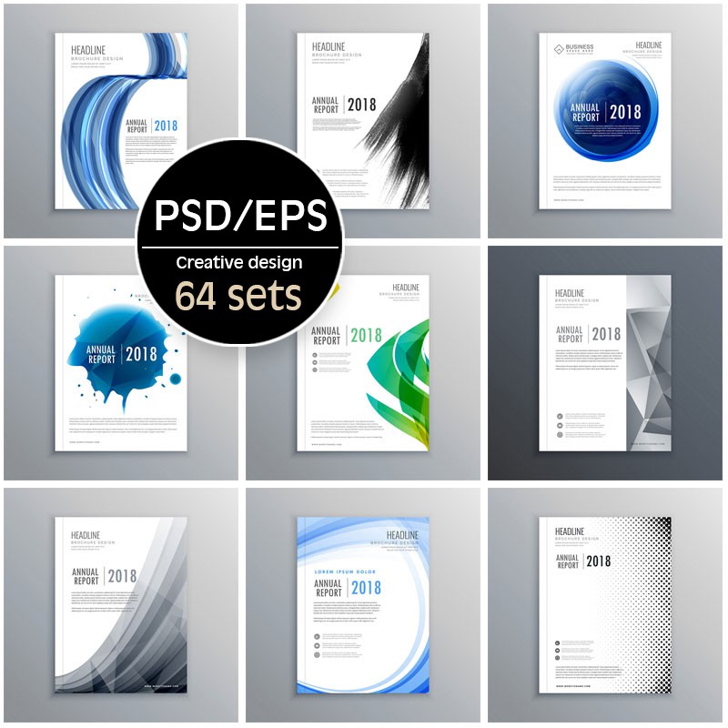 Graphic Design Template Bundle Pack / Corporate Design / Flyer ...