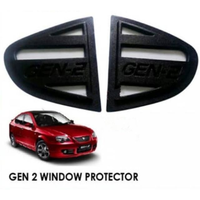 Triangle Rear Mirror Side Window Cover Gen 2 Black | Shopee Malaysia