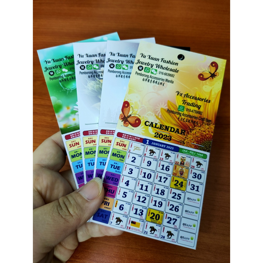 Mini Calendar 2024 (Customized own picture) | Shopee Malaysia