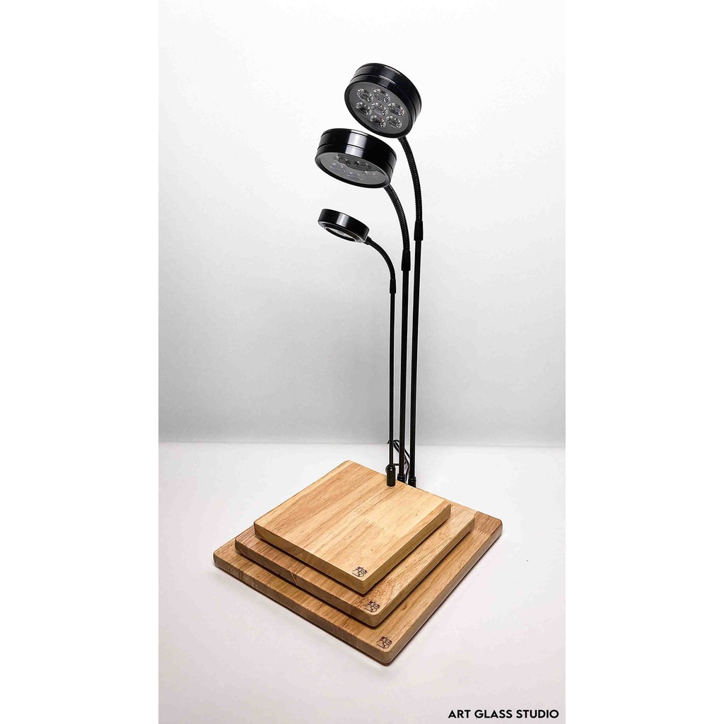 Lampstand Bamboo base for Terrarium / Aquarium / Aquascape design and