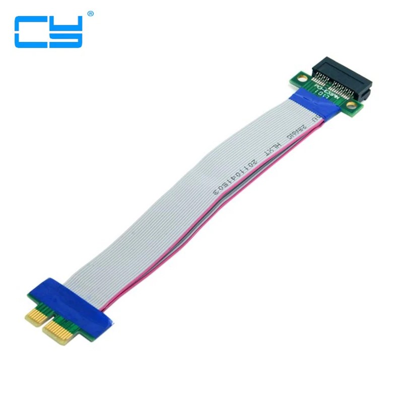 Riser PCI-E pci Express 1X X1 Slot Riser Card Extender Extension Ribbon ...