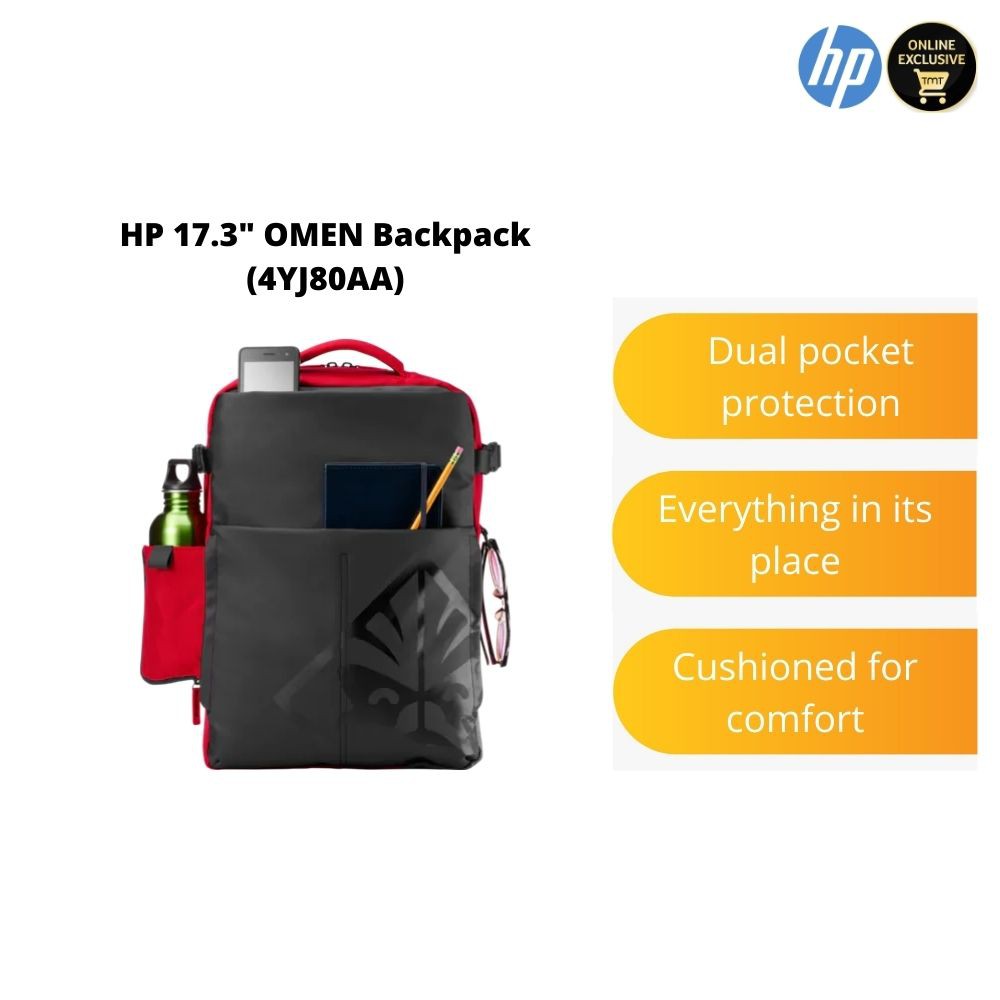 HP 17.3 OMEN Red Backpack 700A P 4YJ80AA Shopee Malaysia