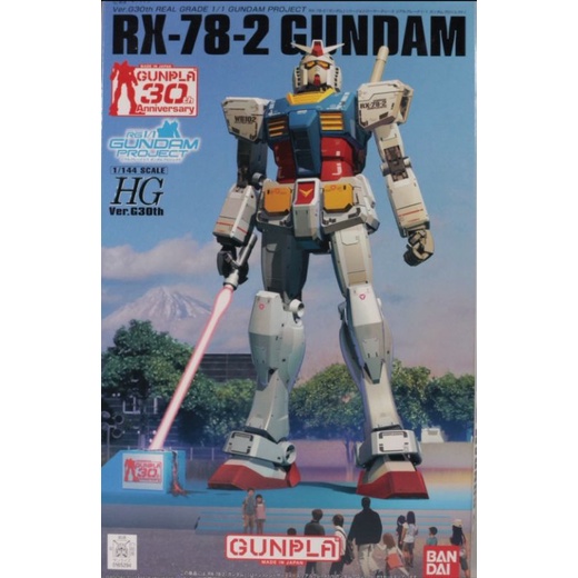 Bandai Gundam RX-78-2 Edición Premium Gold 30 Aniversario - Modelo 1/144 - Importación Japón