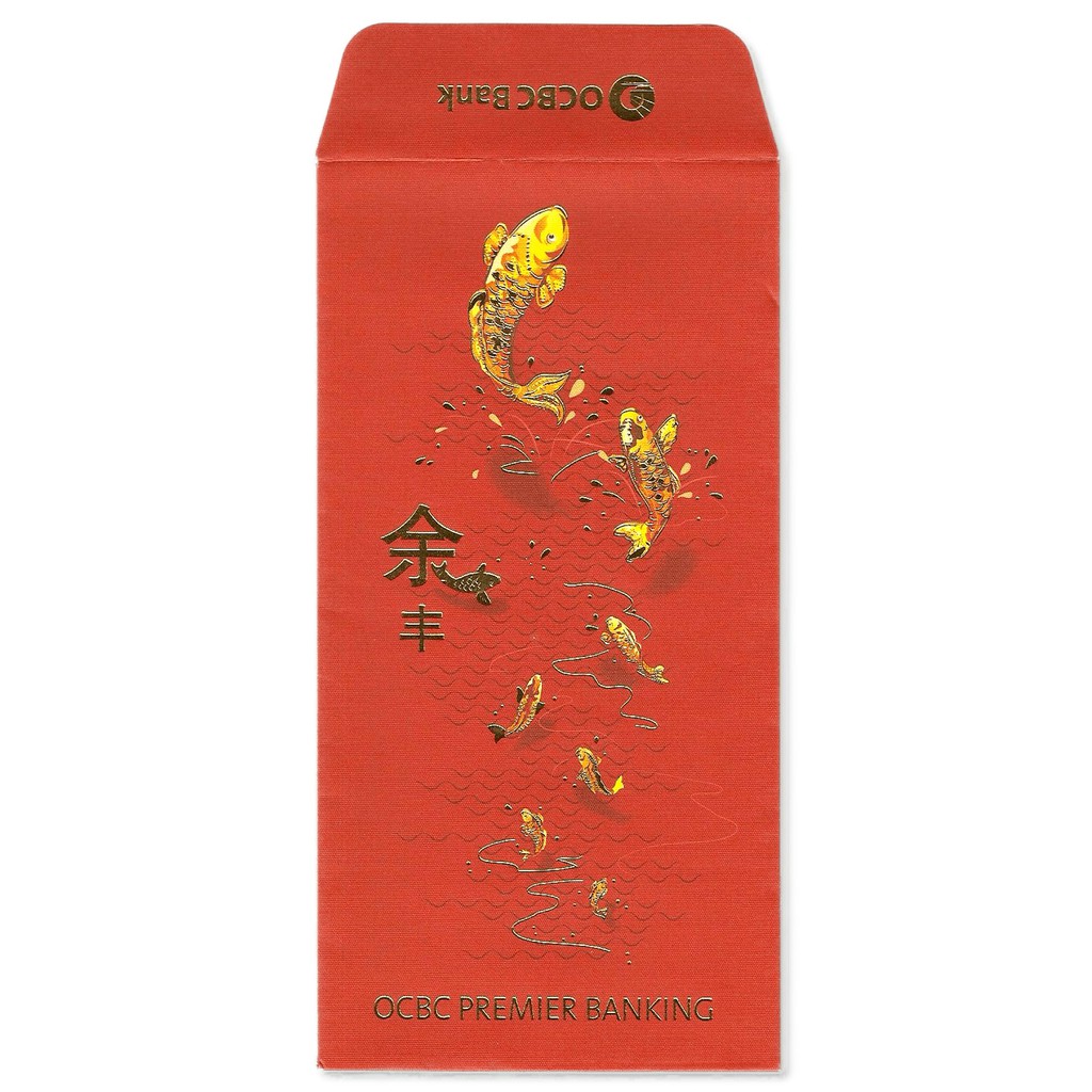 OCBC PREMIER BANKING 2016 Ang Pow Red Packet (4pcs / pack) | Shopee ...