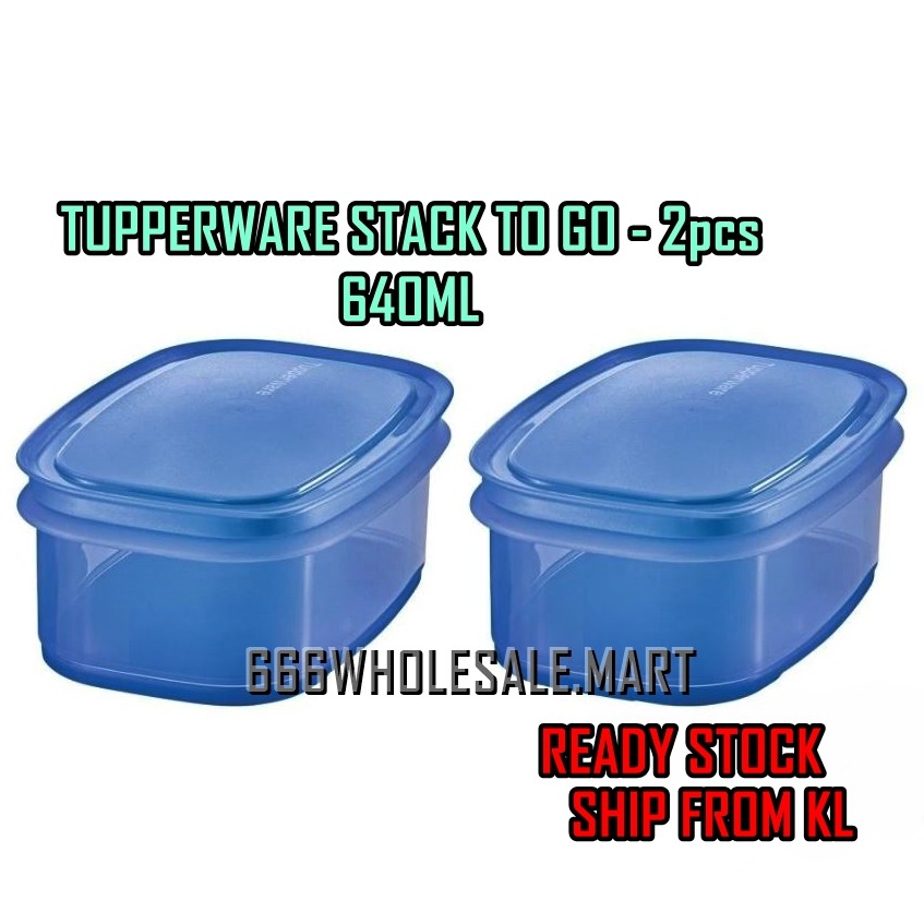 Tupperware Stack To Go (2) 640ml