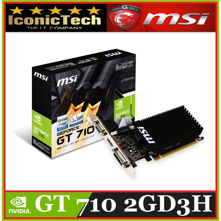 MSI GeForce GT 710 Low Profile Graphics Card 