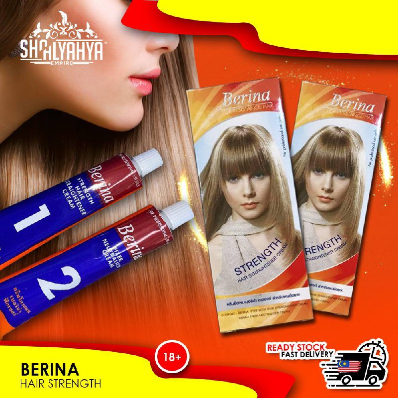 Berina hair shop straightening cream