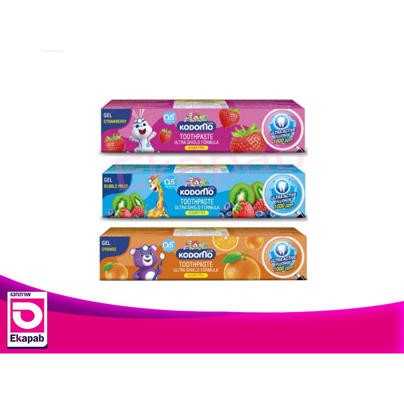 Kodomo Baby Toothpaste Gel 40g. Pack 6 Boxes. | Shopee Malaysia