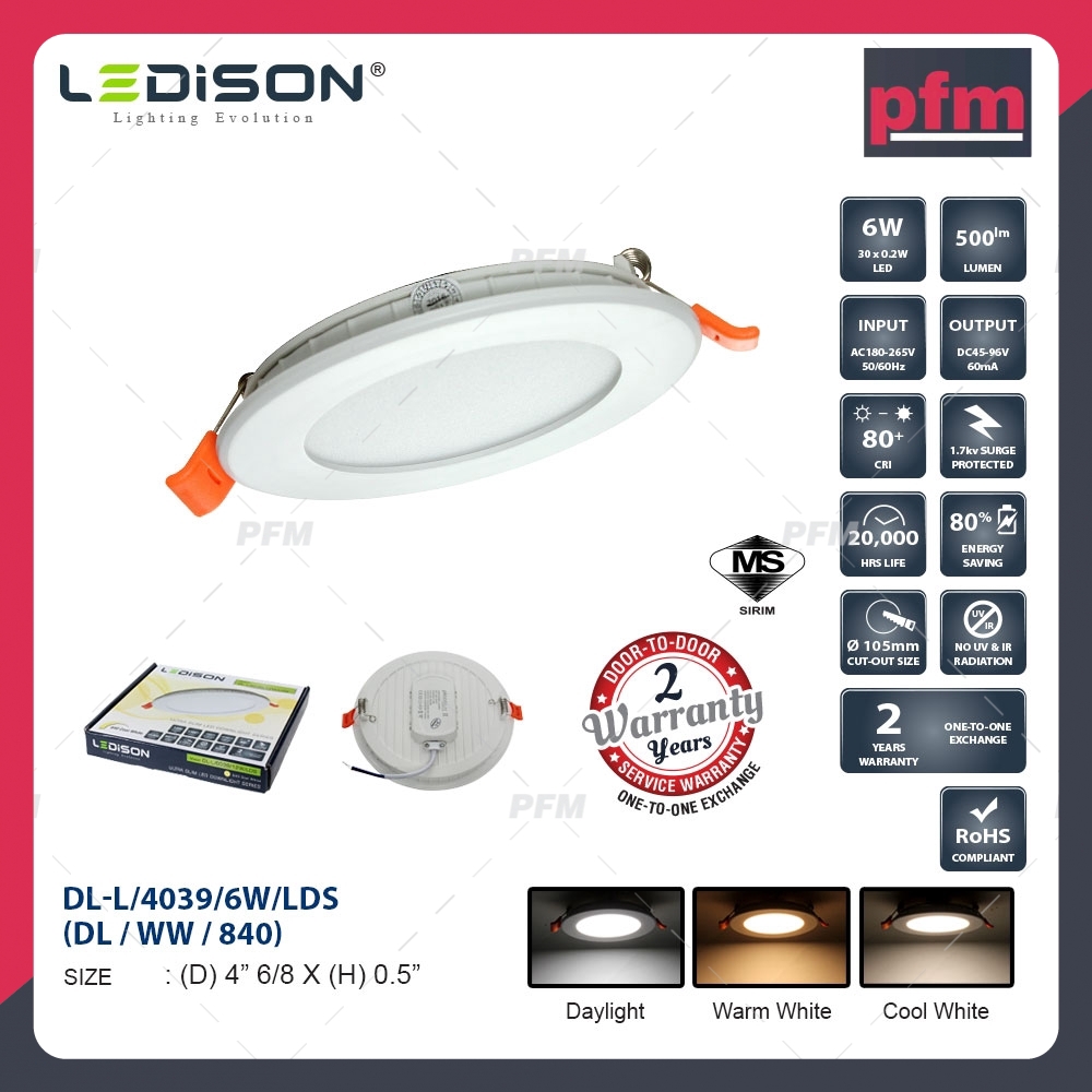LEDISON [6W/12W/18W] [4