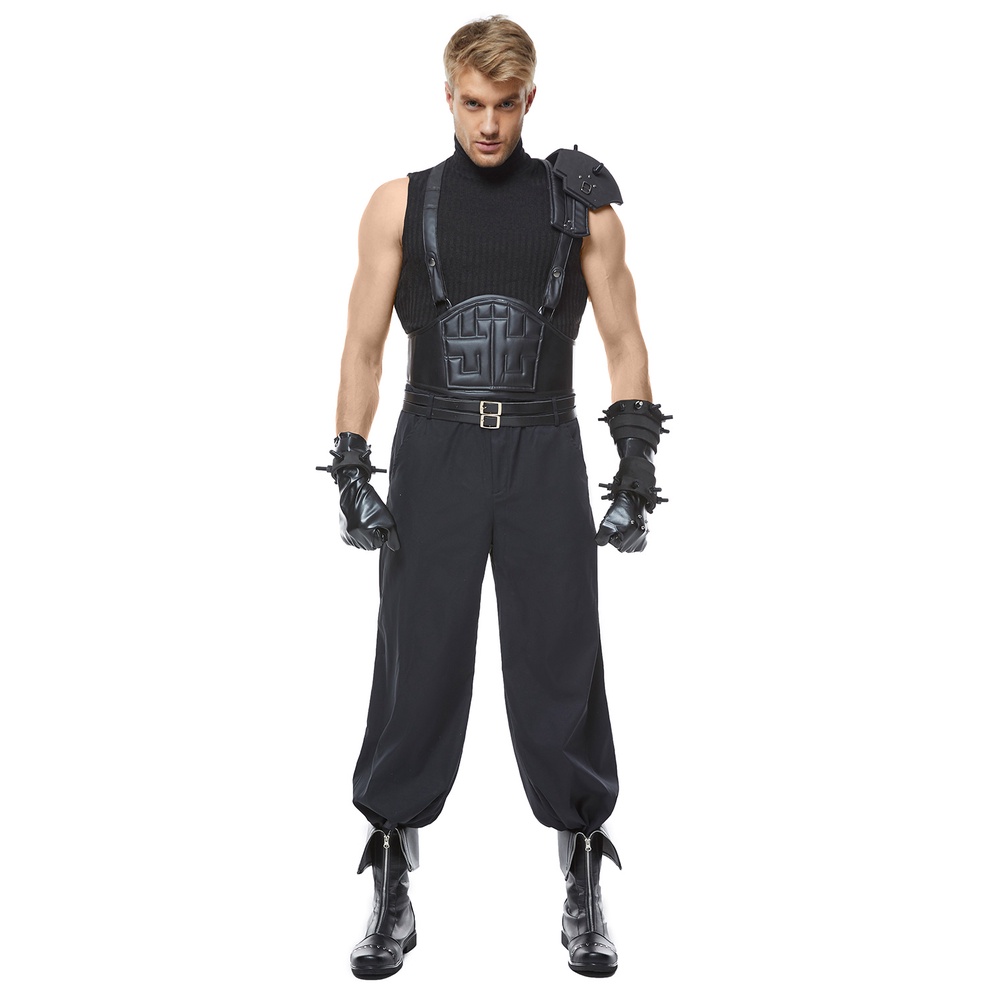 Final Fantasy VII Remake Cloud Strife Halloween Cosplay Costume Uniform ...