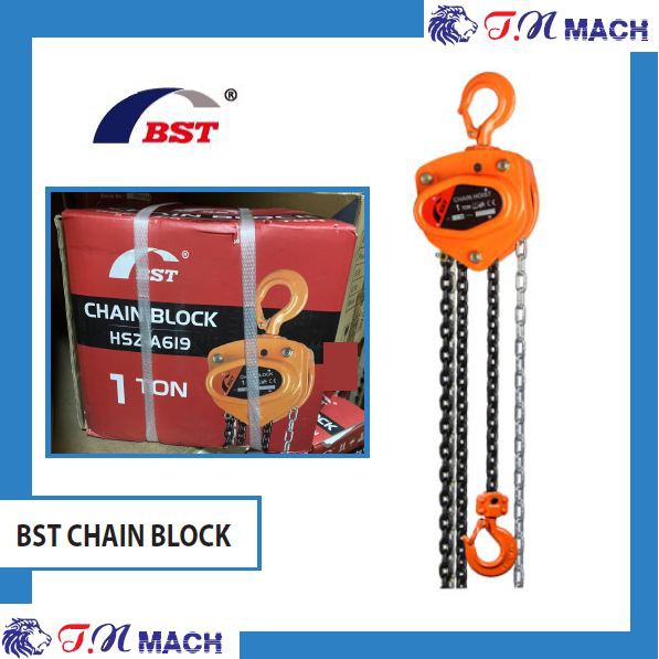 HEAVY DUTY MANUAL TYPE CHAIN BLOCK HSZ-A619 0.5TON -7.5TON BST-KOREA ...