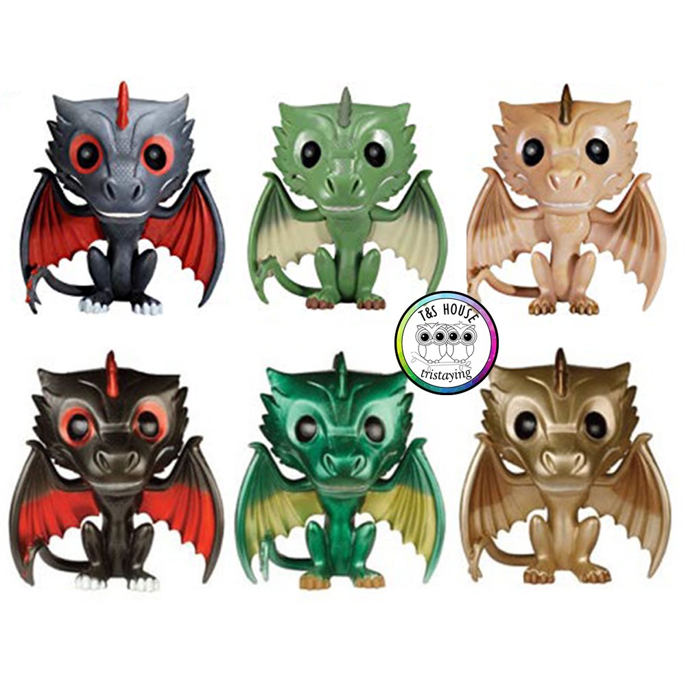 Funko pop drogon rhaegal sales viserion