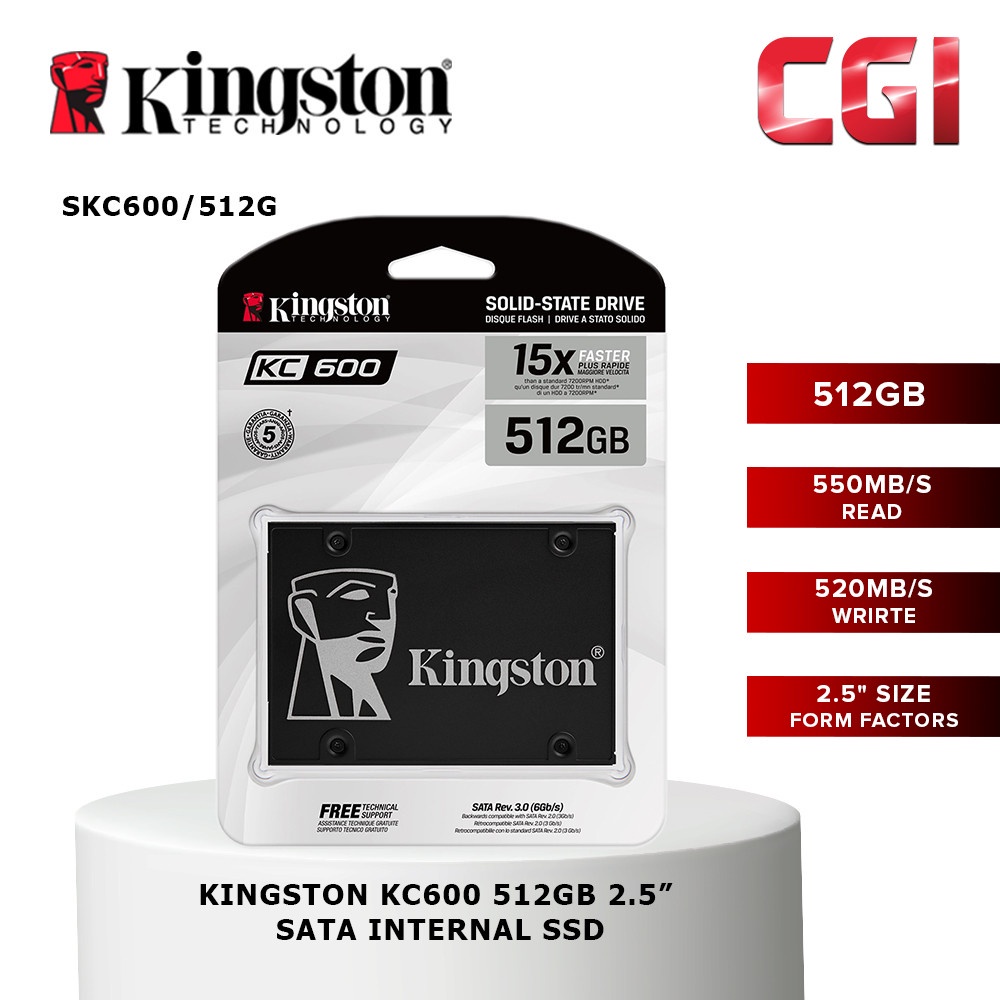 Kingston KC600 512GB 2.5