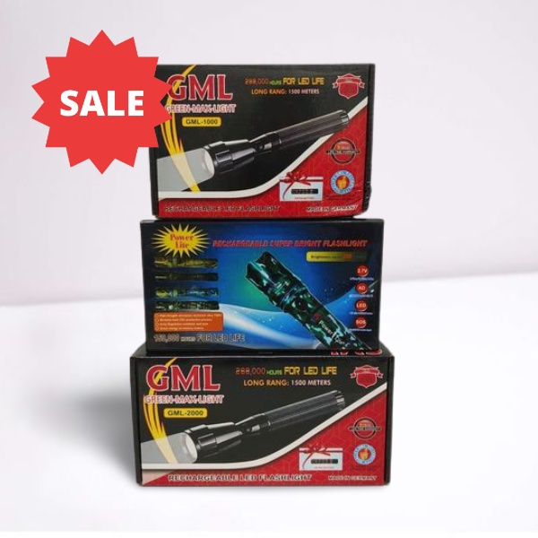 MADE IN GERMANY FLASHLIGHT (RECHARGEABLE LED HEAVY DUTY TORCHLIGHT) LAMPU TAHAN LASAK Shopee