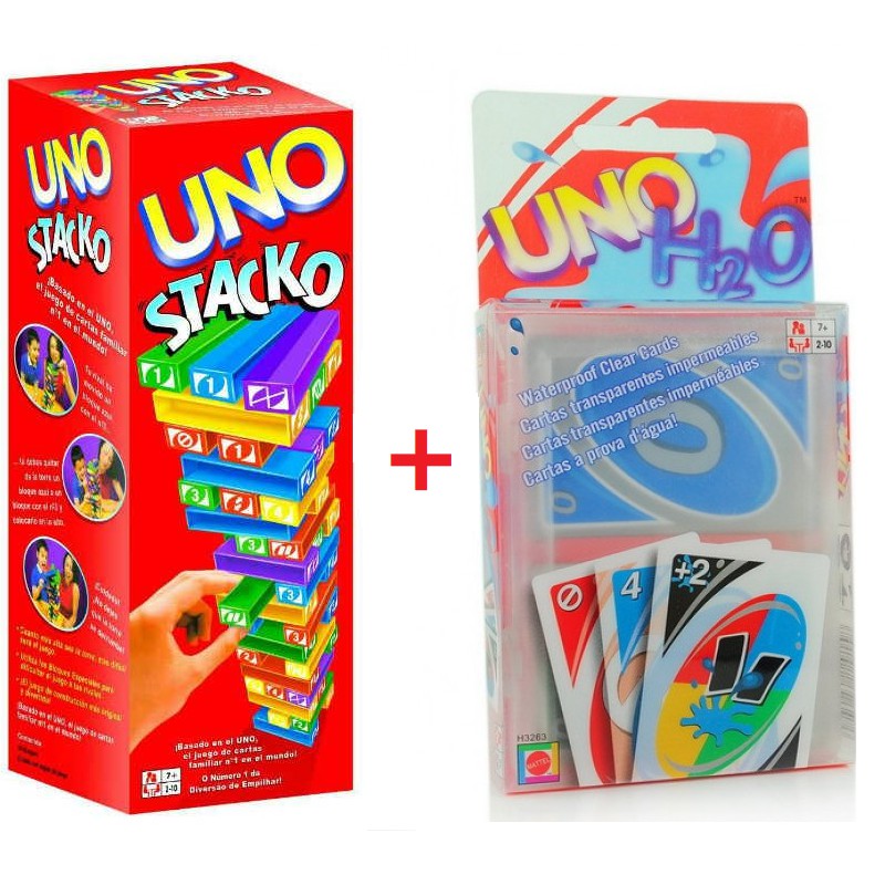 Ready Stock Uno Stacko Stacking Games Tower Building Uno Card Combo