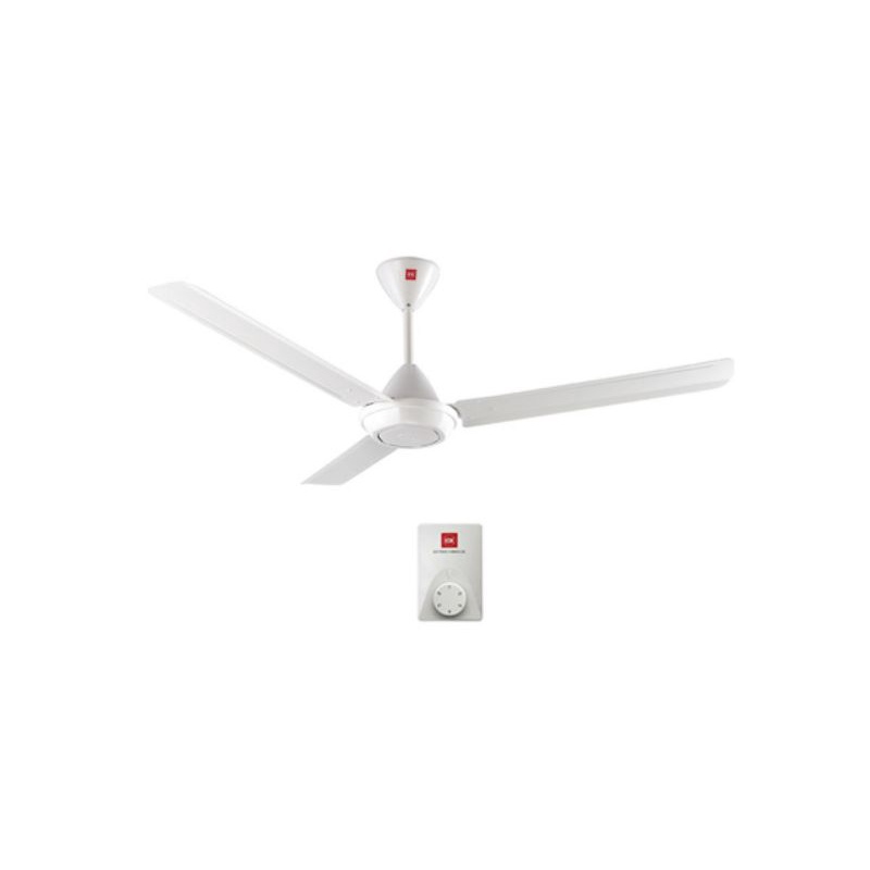 KIPAS SILING KDK 60" 3 BILAH Regulator Ceiling Fan K15VO ( WHITE