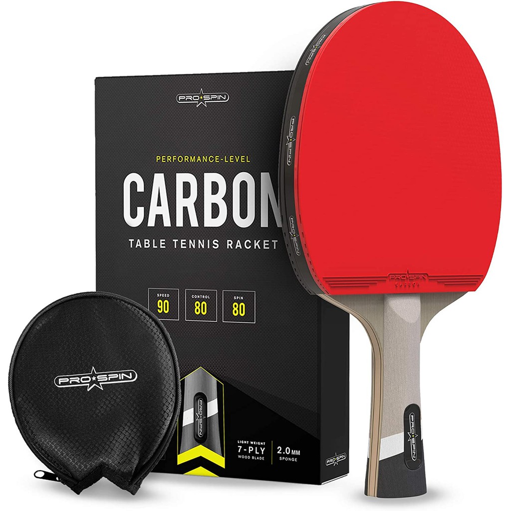 PRO SPIN Elite Series Carbon Ping Pong Paddle PerformanceLevel Table