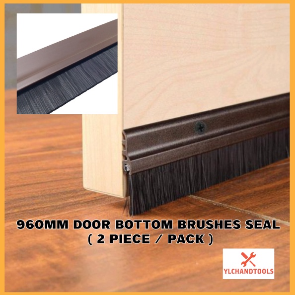 960mm Door Bottom Brushes Seal ( 2 Piece   Pack ) 