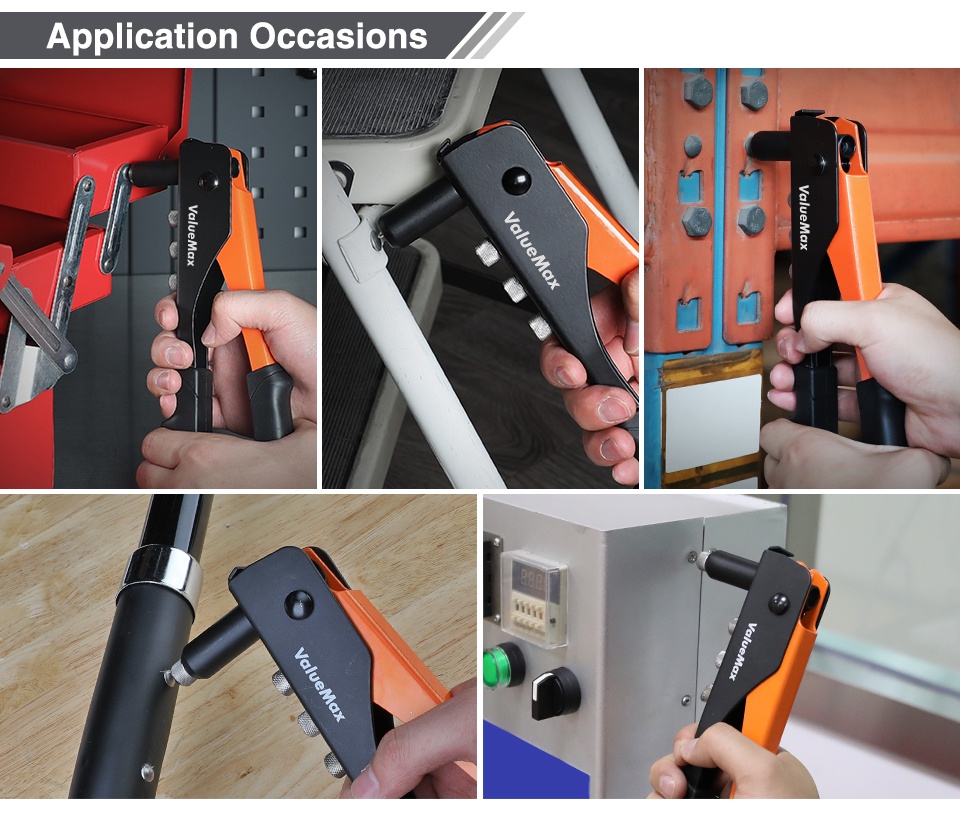 Valuemax 200 Riveter pliers, nut, rivet, rivet pliers with manual shot ...