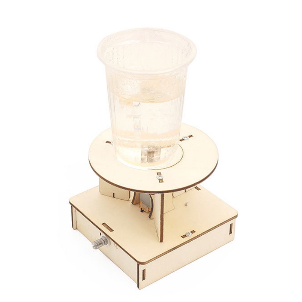 DIY Electric Science Toys Water Tornado Swirl Maker Wooden Puzzle ...