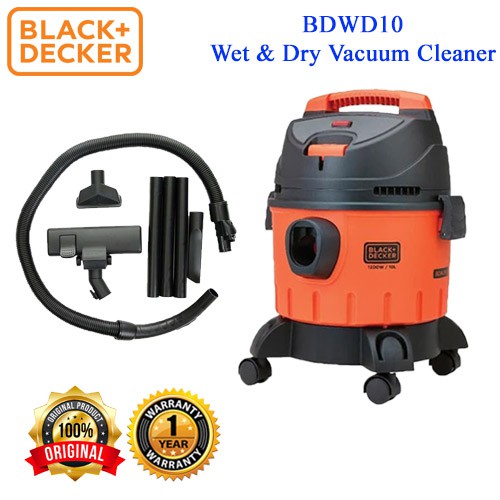 BLACK & DECKER BDWD10 1200W 10L WET & DRY Vacuum Cleaner ( House ...