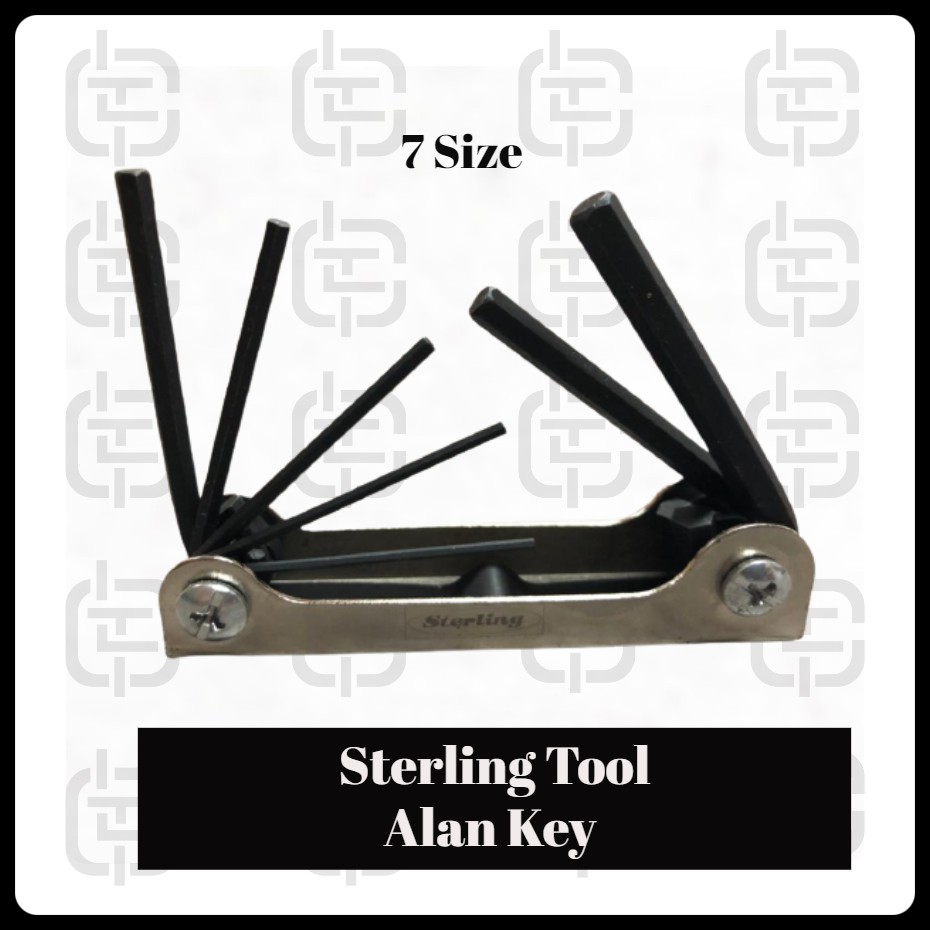 Sterling Tools 7pcs Folding Hex Key Alan Key | Shopee Malaysia