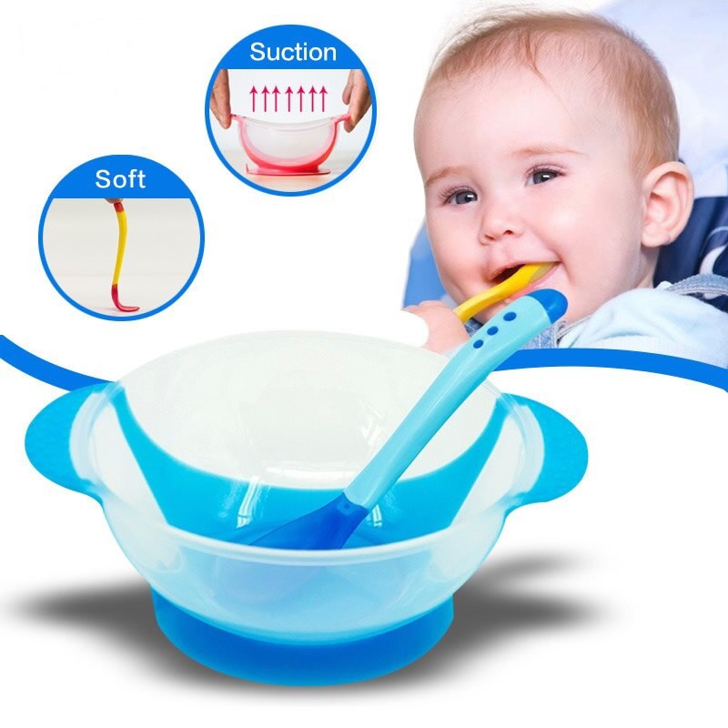 Baby feeding store bowl with spoon