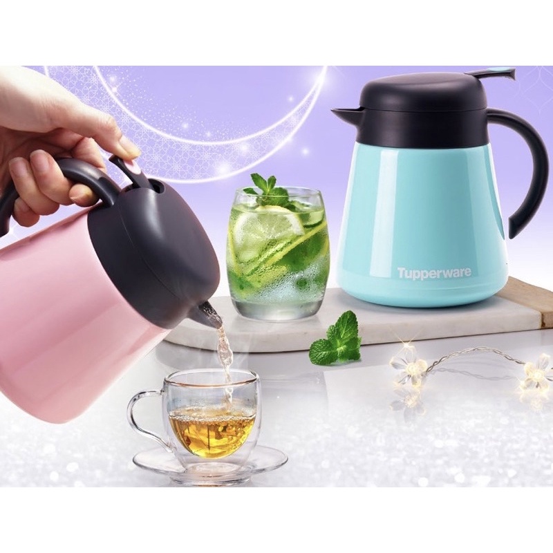 Tupperware Cool Warmie Thermal Jug with gift box 800ml (1pc) Shopee