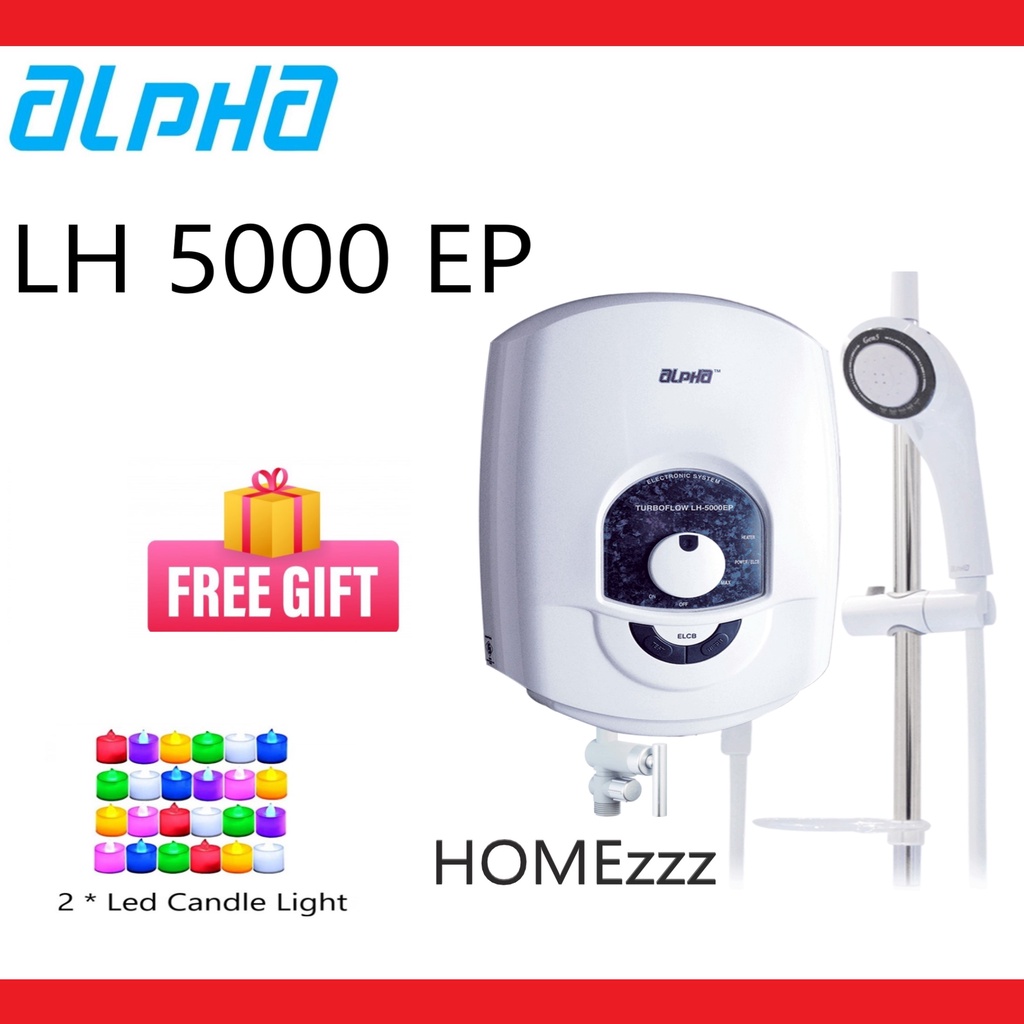 Alpha LH-5000 EP Instant Water Heater - AC Pump (White) | Shopee Malaysia