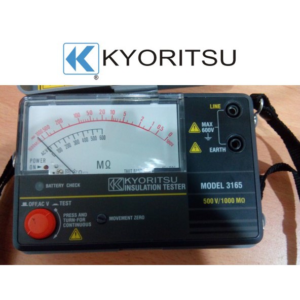 KYORITSU 3165 INSULATION TESTER | Shopee Malaysia