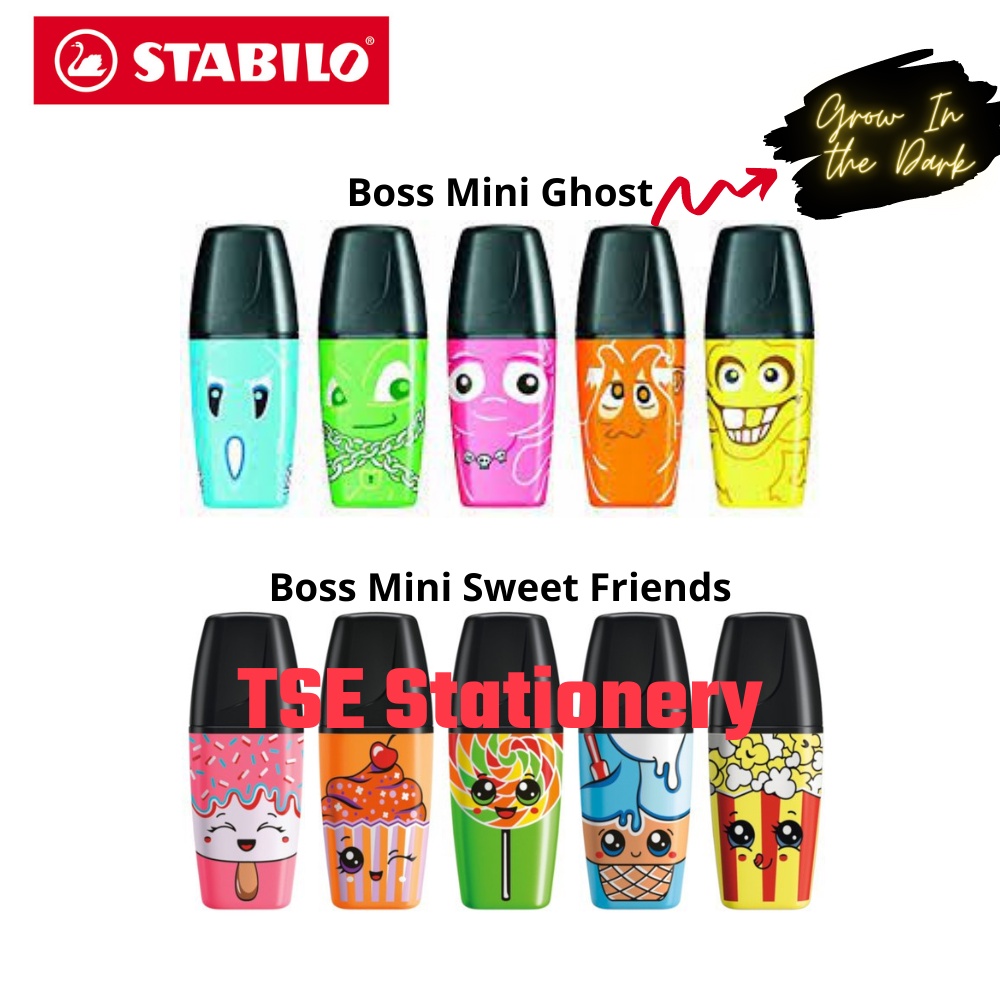 Stabilo Boss Mini Sweet Friends 07/05-28 / Mini Ghost 07/03 Highlighter  Highlight