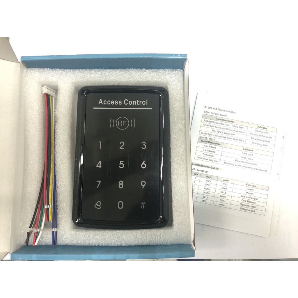 YOUHE YH-688 Door Access Control System RFID Reader Keypad (Touch Panel ...