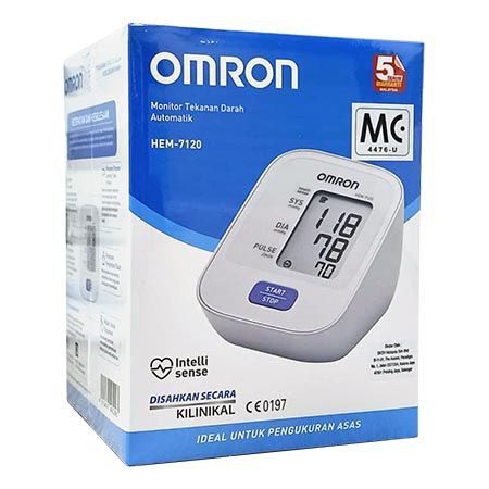 OMRON Automatic Blood Pressure Monitor HEM-7120 / HEM-7142T | Shopee ...