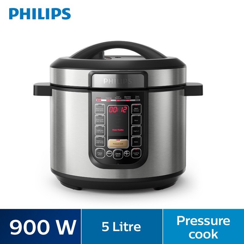 (10Cashback)(urgent order)Philips Pressure Cooker 6L HD2139 HD2137 5L
