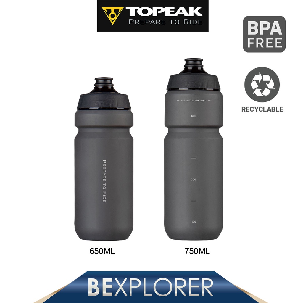 TOPEAK WATER BOTTLE TTI BOTTLE 750ML 650ML TB-750B TB-650B [Price for 1 ...