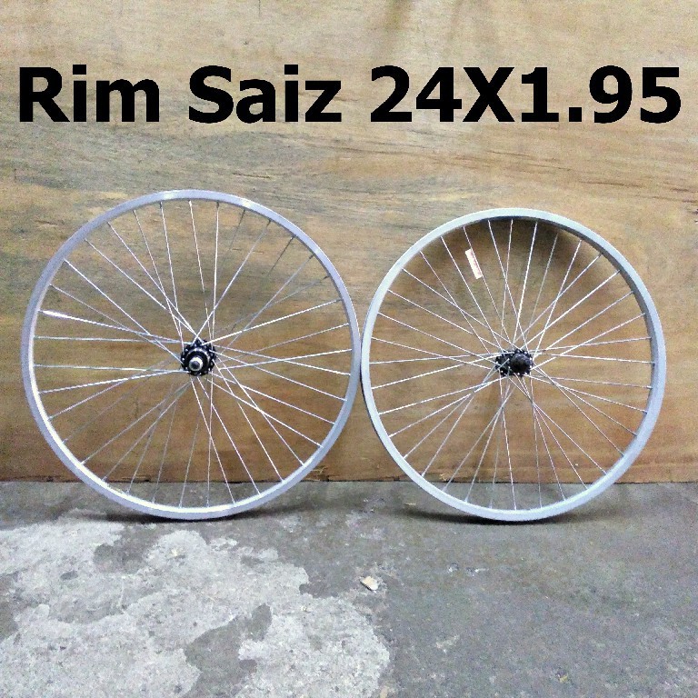 Bicycle Rim MTB 24X1.95 Rim Basikal 24 Mountain Bike Shopee Malaysia