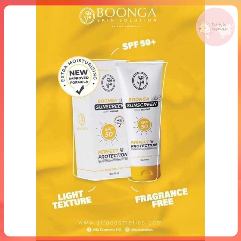 BOONGA SUNSCREEN AIFA SPF 50 (ORIGINAL) | Shopee Malaysia