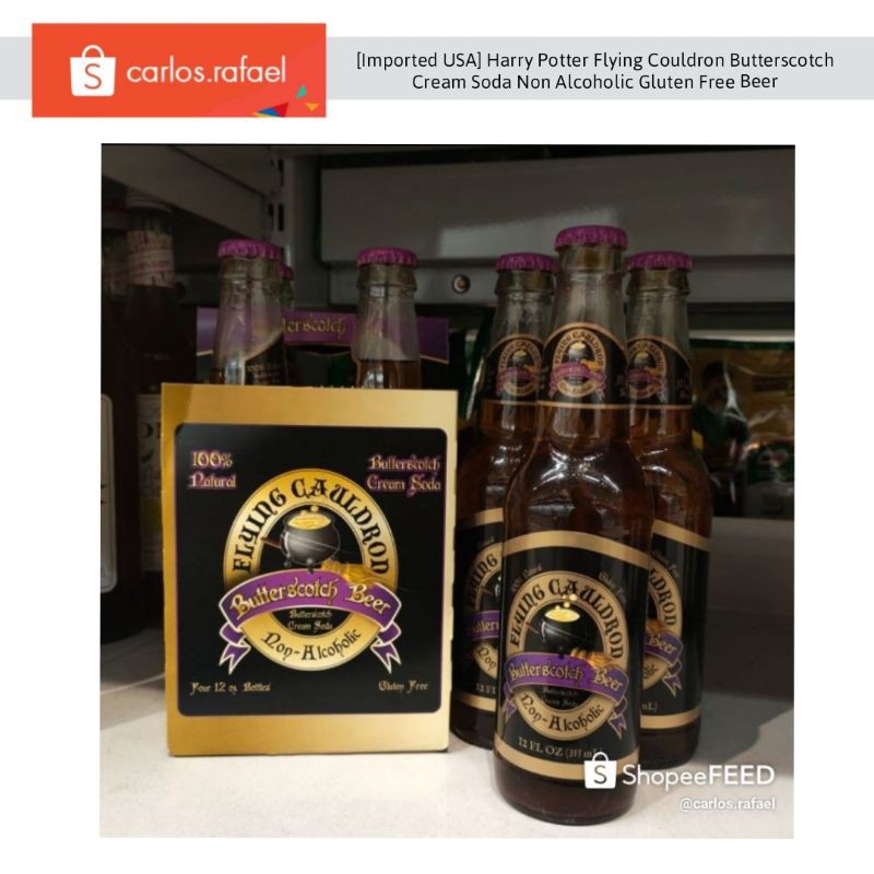 [355ml x 2btl] USA Harry Potter Flying Couldron Butterscotch Cream Soda