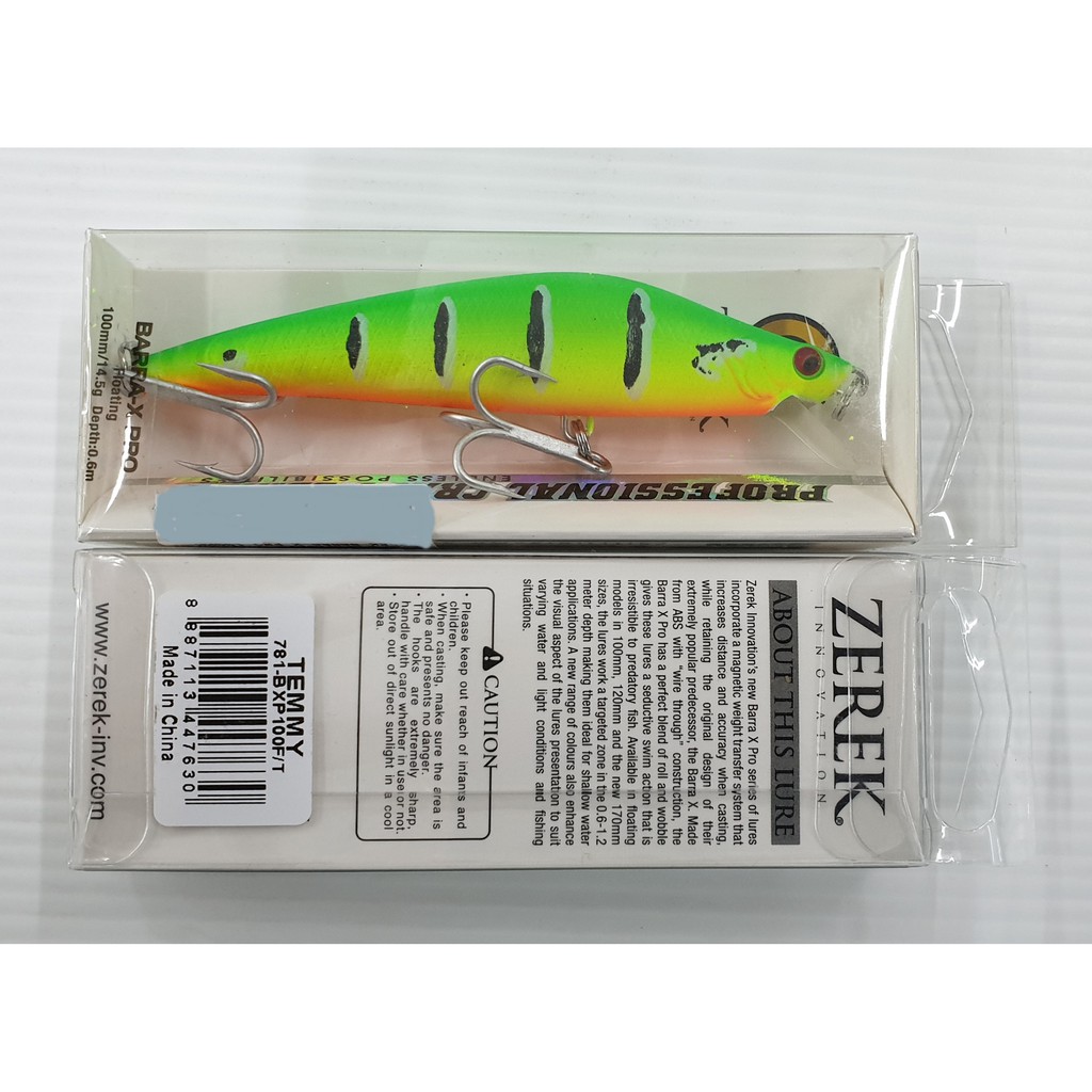 ZEREK BARRA-X PRO FLOATING 100MM 14.5G | Shopee Malaysia