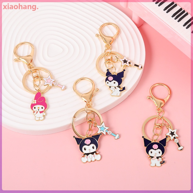Alloy Anime Animation Keychain Rabbit Keychain Student Backpack Pendant