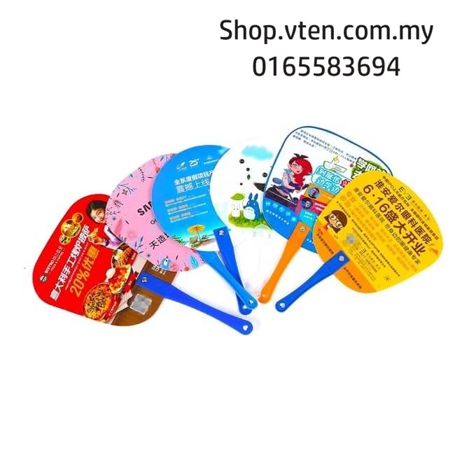 Custom Made PP Fan Hand Fan Plastic Fan Advertising Han Held Fan ...