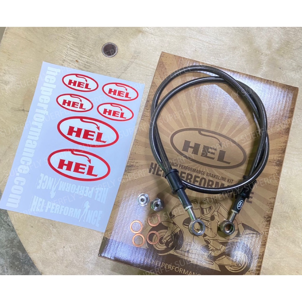 Original HEL PERFORMANCE Brake Hose 90 / 95 / 40 / 50 / 55 / 60cm Y15