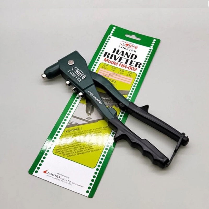 LOBSTER Heavy Duty Riveter Tool Pop Rivets Gun Shopee Malaysia