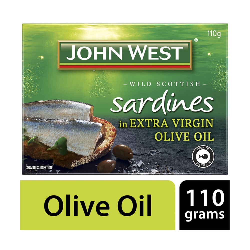 John West Sardines Extra Virgin Olive Oil 110g (EXP Mar 2024) Shopee Malaysia