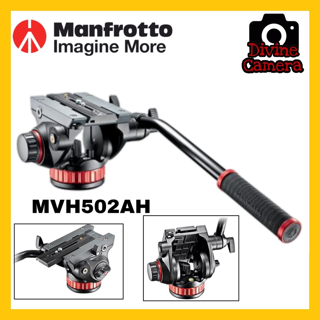Manfrotto 502AH Pro Video Head with Flat Base Shopee Malaysia