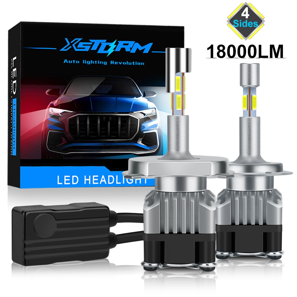 Mini Size h7 led canbus H4 H11 LED Headlight 100W H1 H8 HB4 HB3 9005 9006  Turbo Lamp 6000K Car led lights for truck Accessories