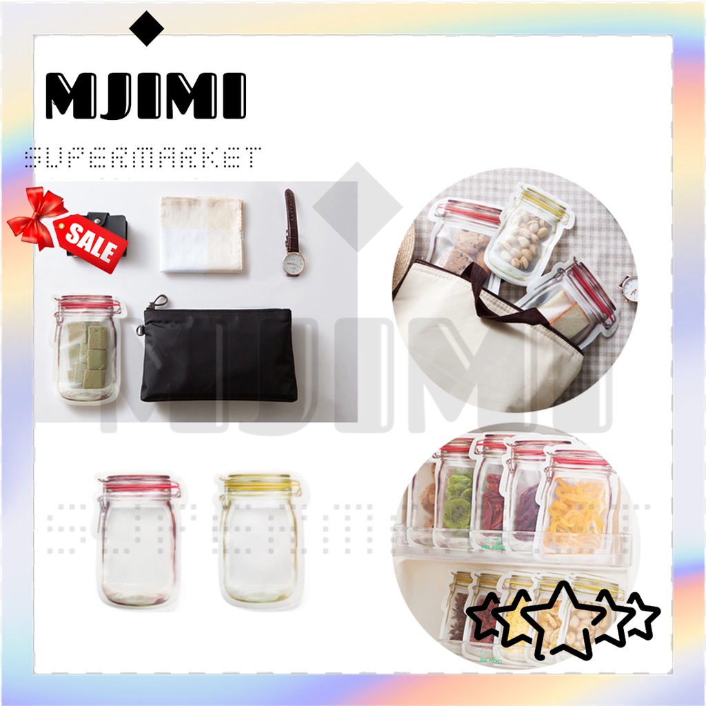 Mason bottle best sale ziplock bag