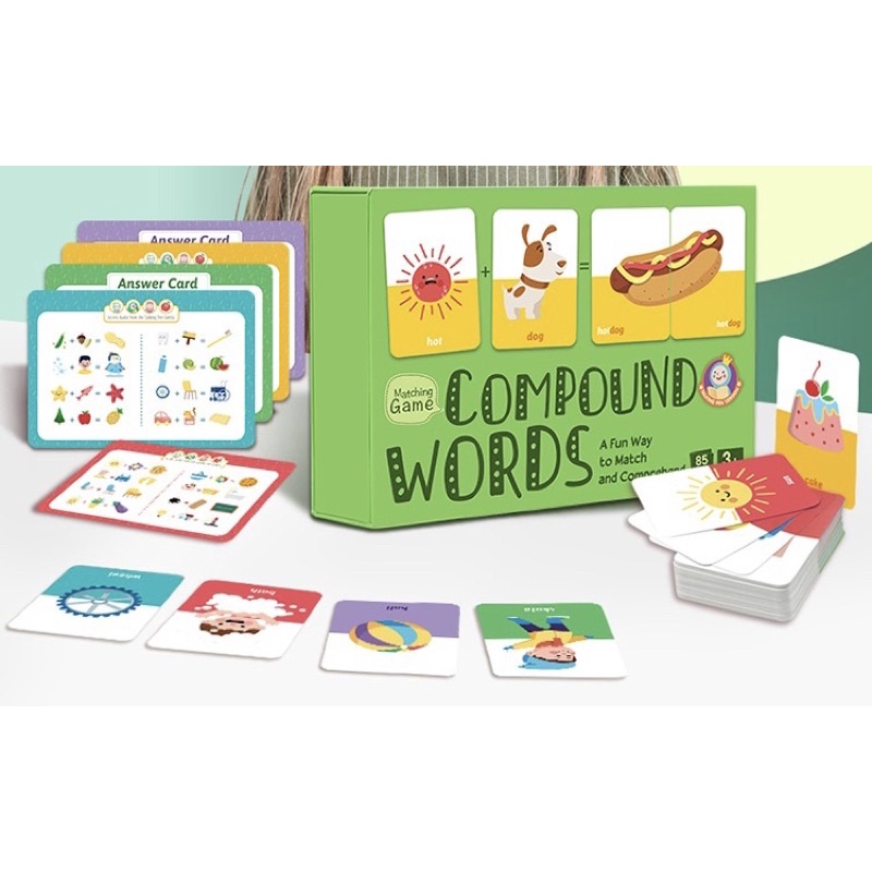 🔥复合词配对游戏卡Compound Words Matching Game🔥🔥 | Shopee Malaysia