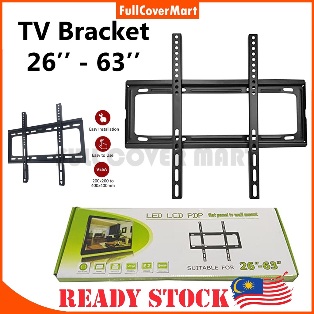 (HM35) Universal Full Set with Screw TV Bracket TV Wall Mount/Bracket ...