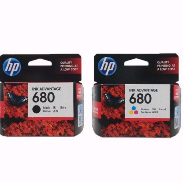 💯%Original HP680 black /HP680 colour cartridge | Shopee Malaysia